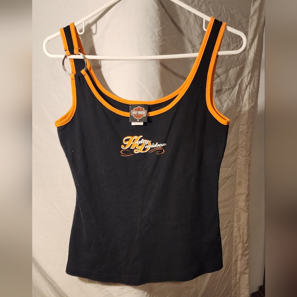 Vintage Woman's Tank Top Harley Davidson Shirt